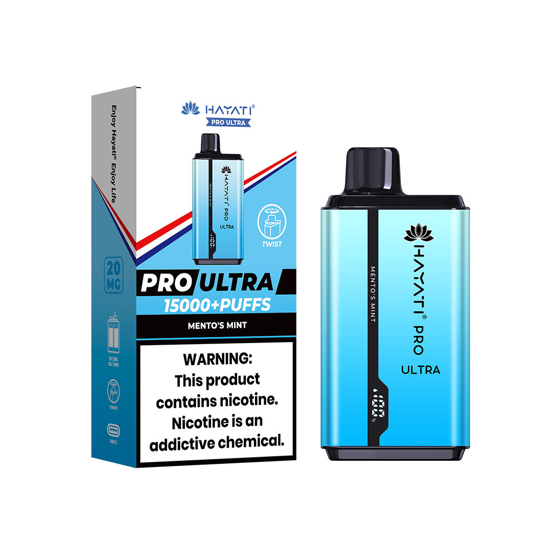 Hayati Pro Ultra 15000+ Puff 0MG