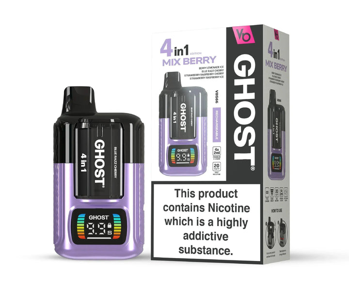 Ghost® VBS66 4in1 Reusable Vape Kit (20mg)