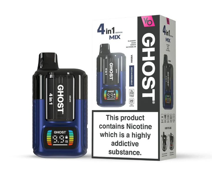 Ghost® VBS66 4in1 Reusable Vape Kit (20mg)