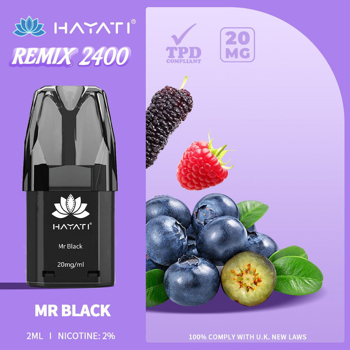 Hayati Remix 2400 Pods 20MG