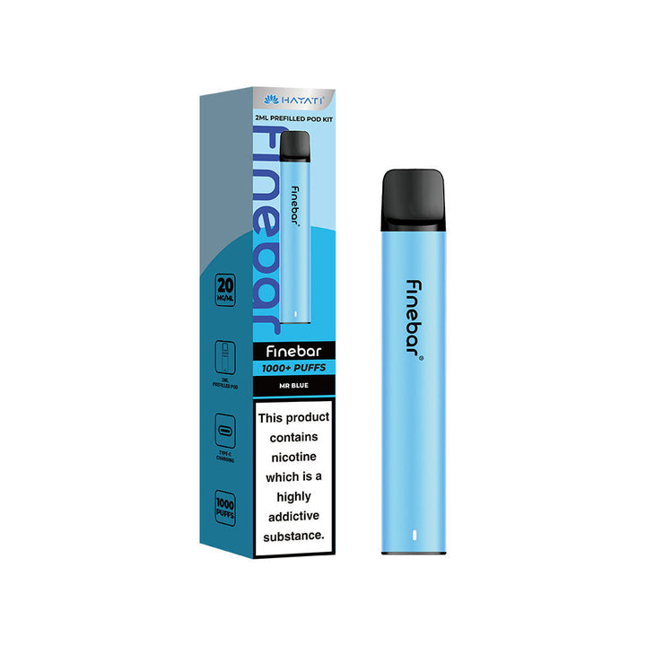 Hayati® Finebar 1000+ Vape Kit (20mg)