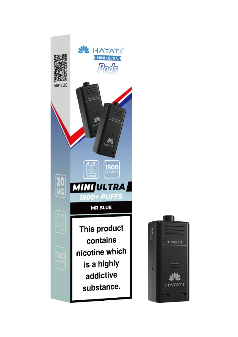 Hayati® Mini Ultra 1500+ Prefilled Pods (20mg)