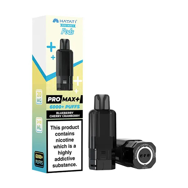 Hayati® Pro Max+ 6000+ Pods (20mg)