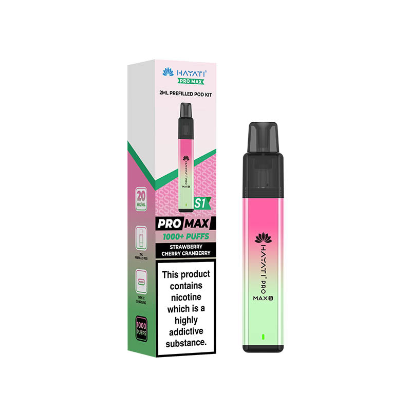 Hayati® Pro Max S1 1000+ Vape Kit (20mg)