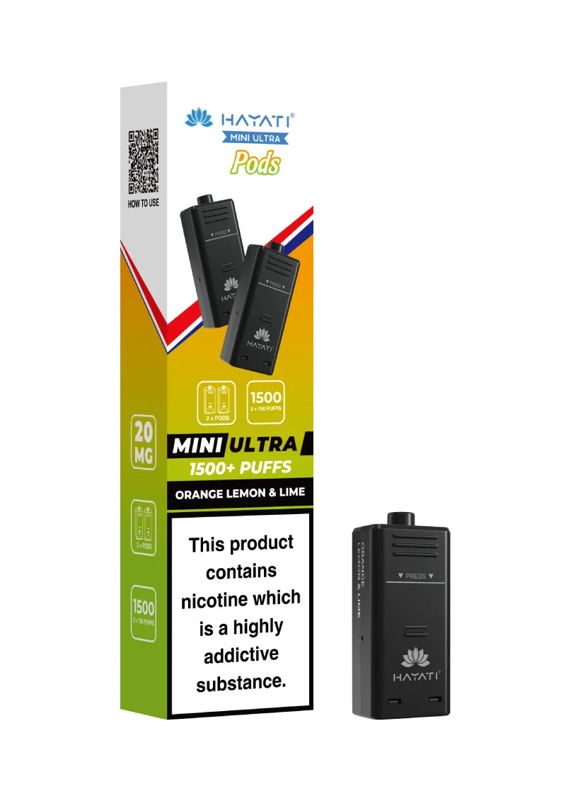 Hayati Mini Ultra 1500 Prefilled Pods