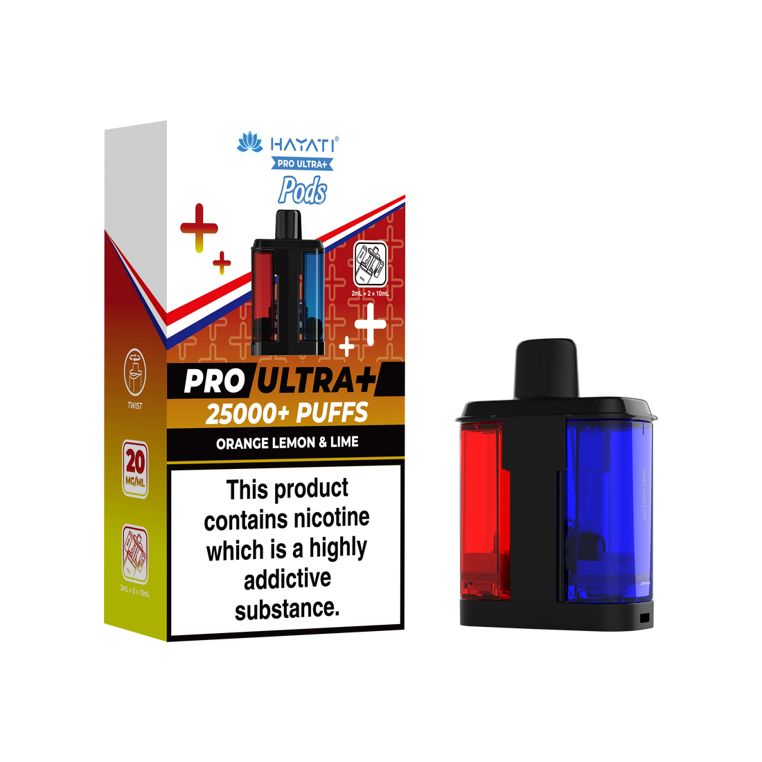 Hayati® Pro Ultra+ 25K Prefilled Pods (20mg)