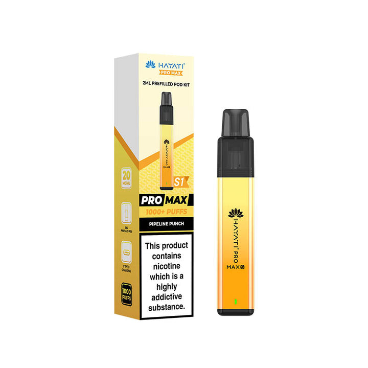 Hayati® Pro Max S1 1000+ Vape Kit (20mg)