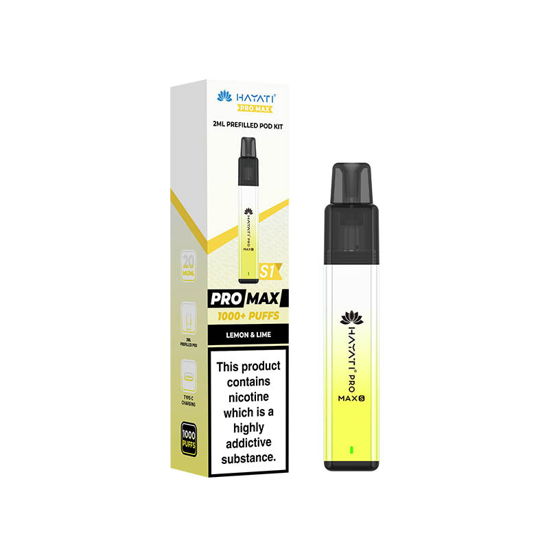 Hayati® Pro Max S1 1000+ Vape Kit (20mg)
