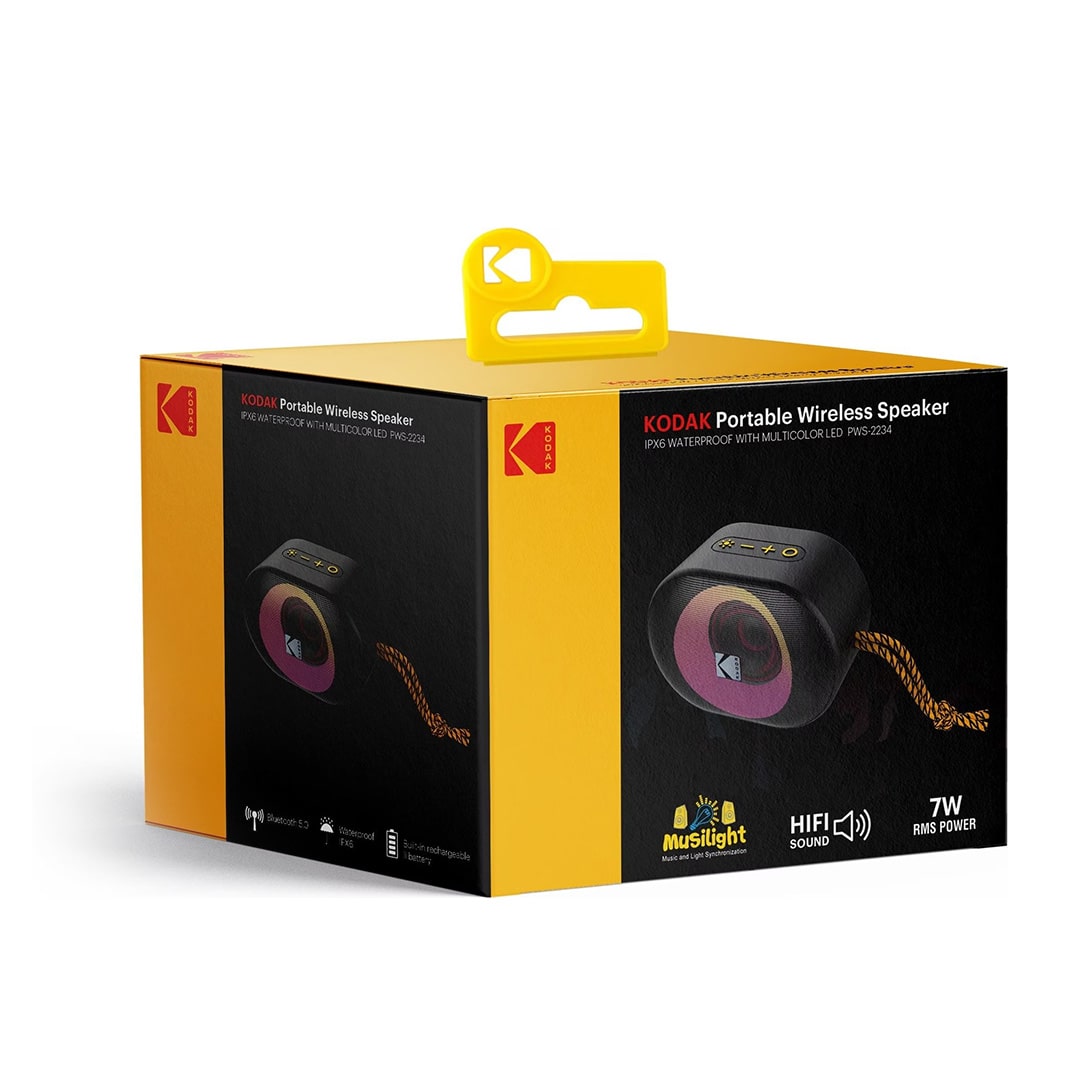 Portable Wireless Speaker Black - PWS-2234