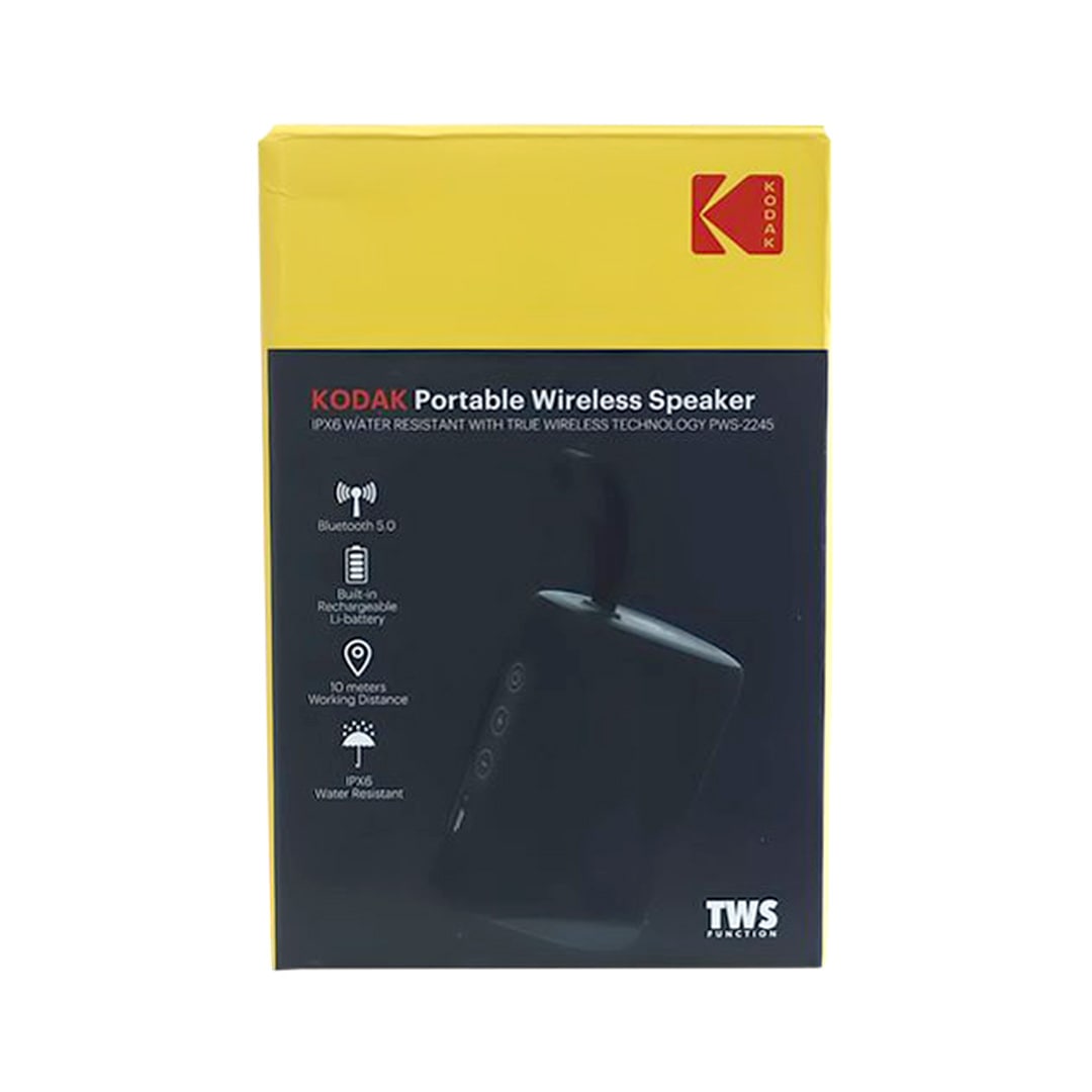 IPX6 Portable Wireless Speaker Black - PWS-2245