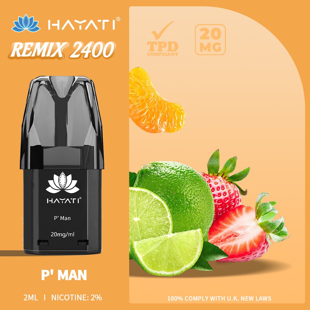 Hayati Remix 2400 Pods 20MG
