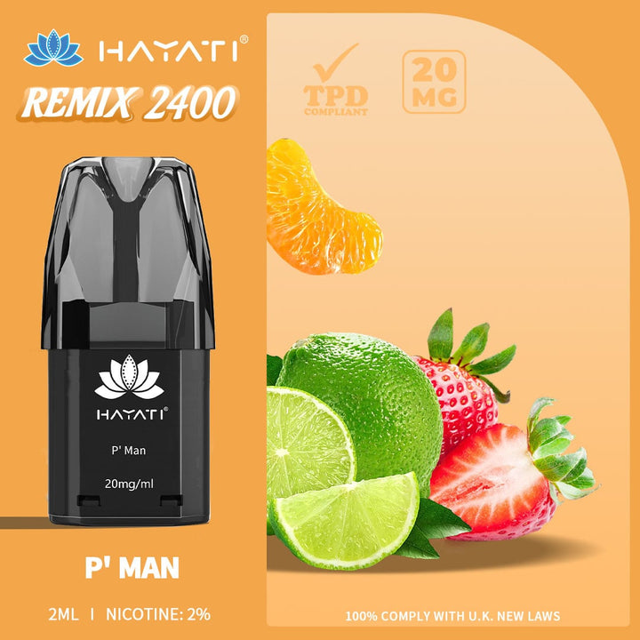 Hayati® Remix 2400 Pods (20mg)