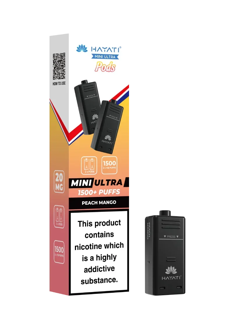 Hayati® Mini Ultra 1500+ Prefilled Pods (20mg)