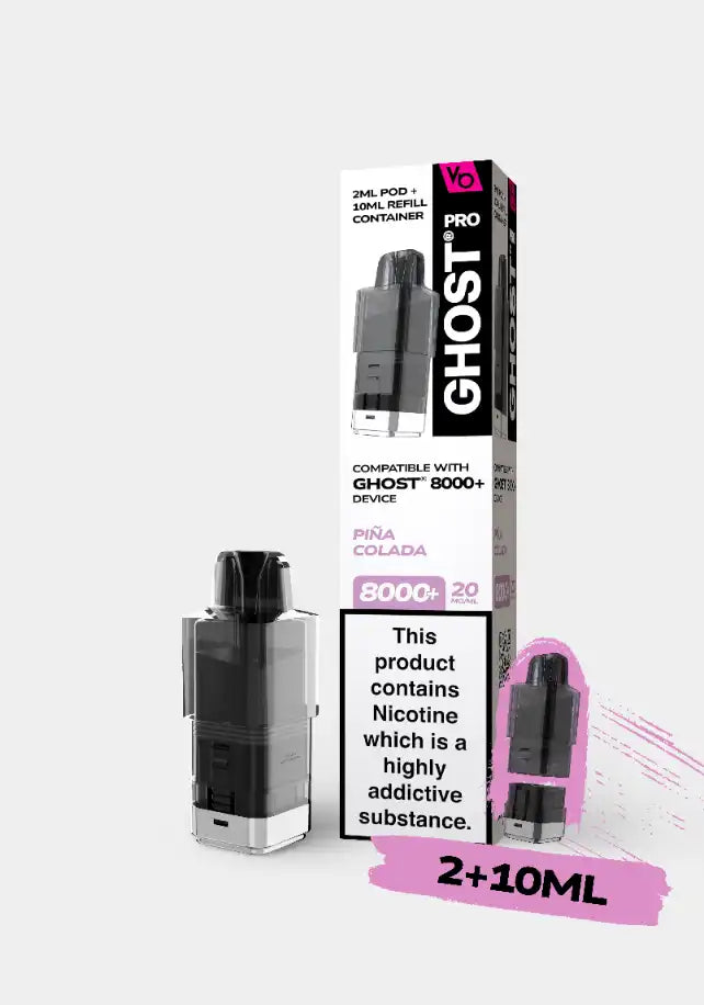 Ghost® 8000+ Prefilled Pods (20mg)
