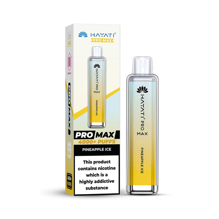 Hayati® Pro Max Disposable 4000+ Vape Kit Puffs (50mg)