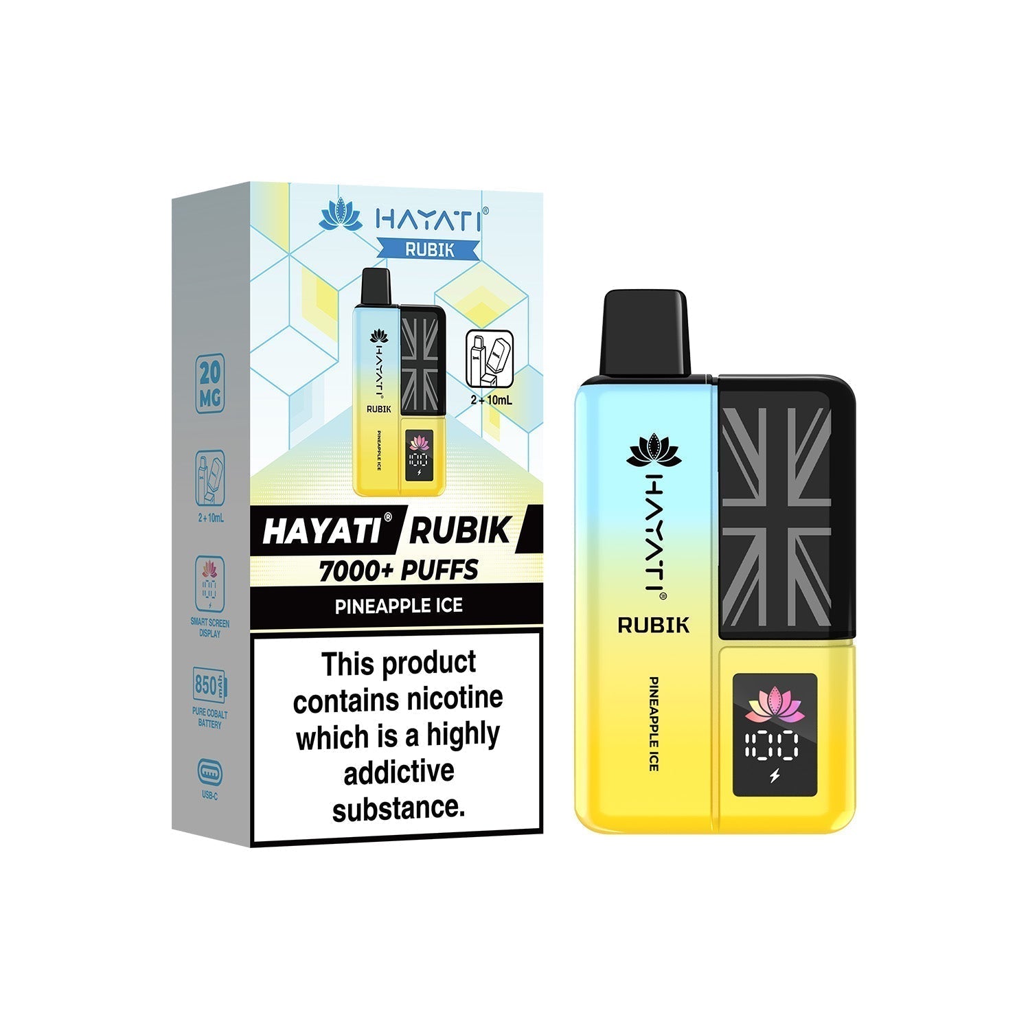 Hayati® Rubik Reusable Vape Kit (20mg)