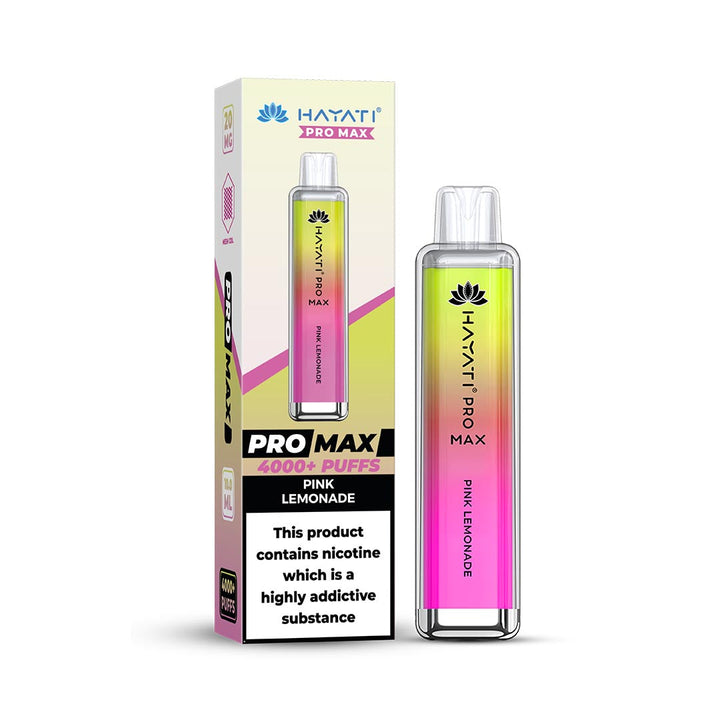 Hayati® Pro Max Disposable 4000+ Vape Kit Puffs (50mg)