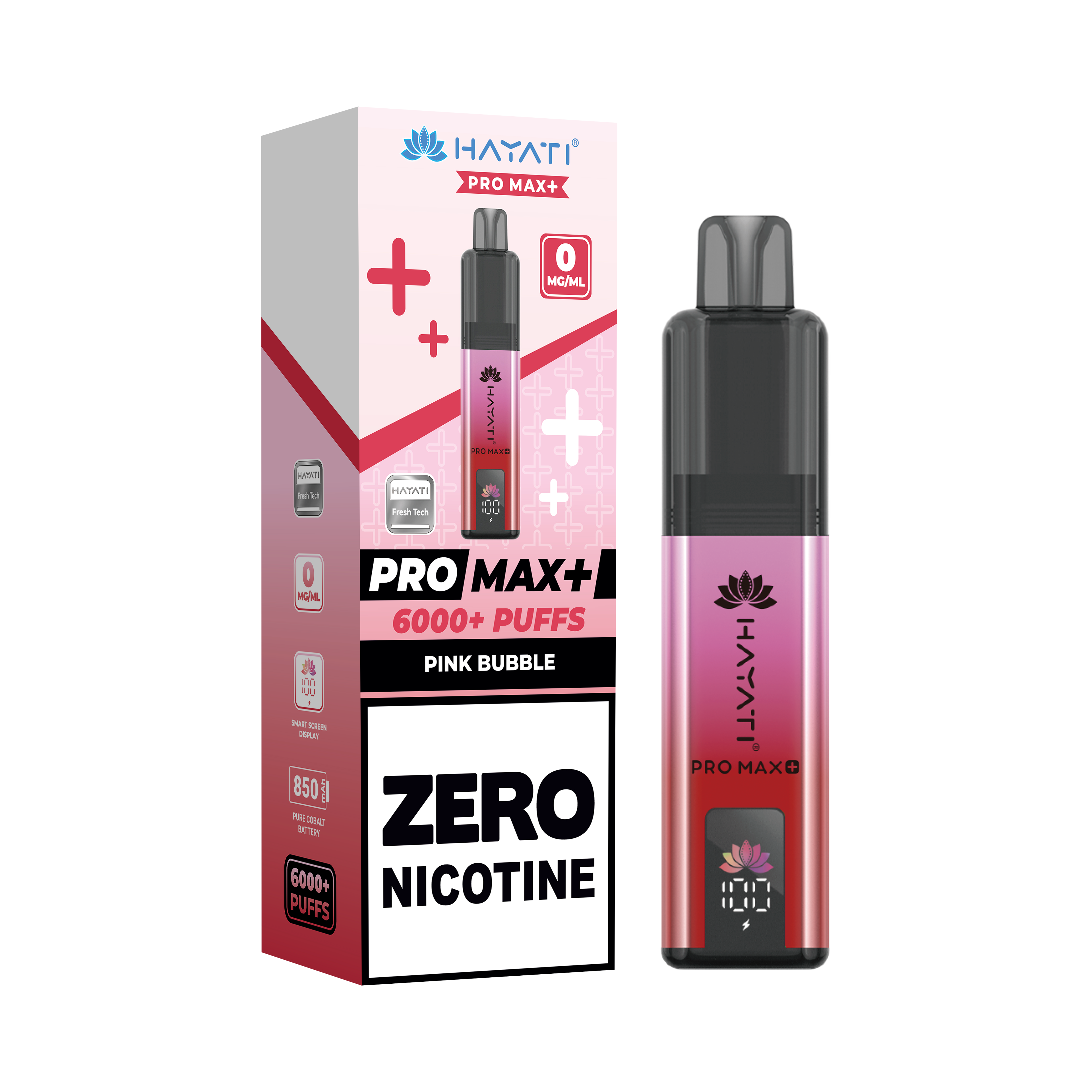 Hayati® Pro Max 6000 Plus Vape Kit ZERO (0mg)