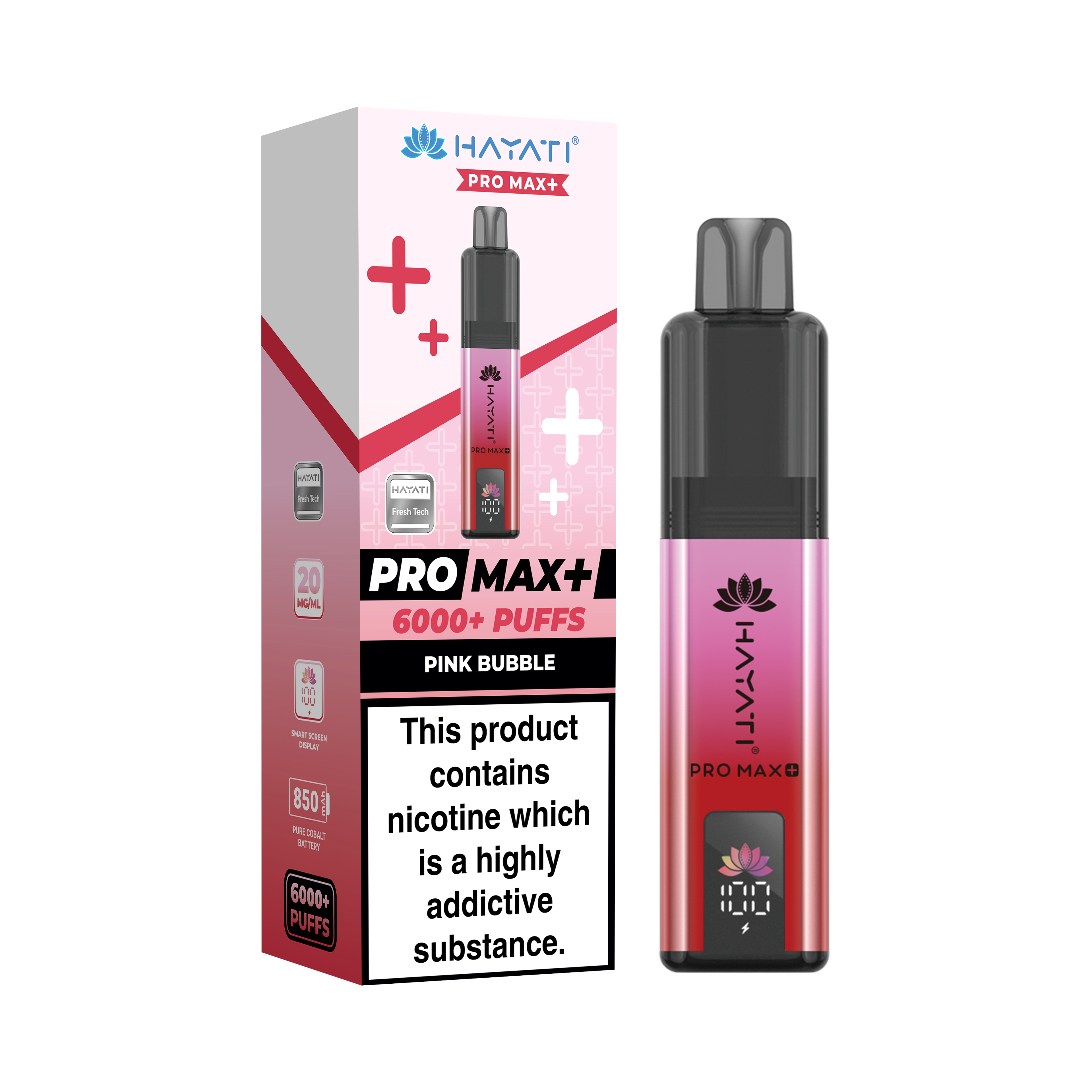 Hayati® Pro Max+ 6000+ Vape Kit (20mg)