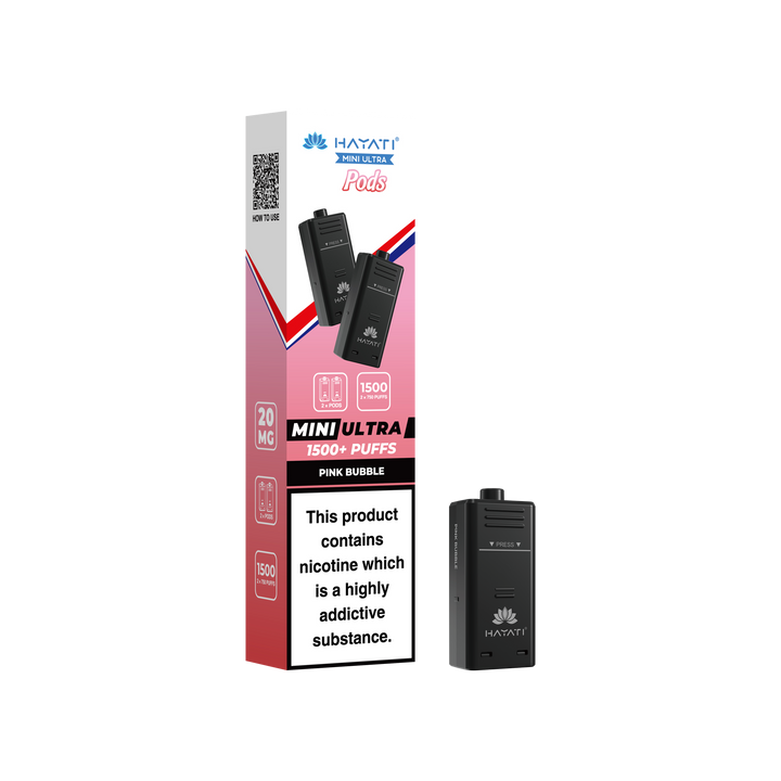 Hayati® Mini Ultra 1500+ Prefilled Pods (20mg)