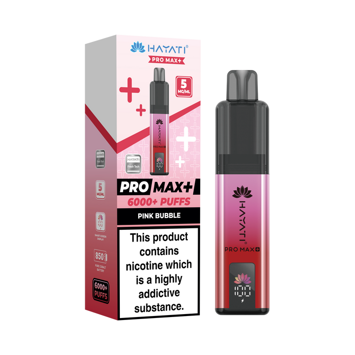 Hayati® Pro Max+ 6000+ Vape Kit (5mg)