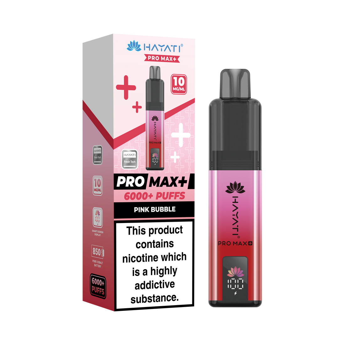 Hayati® Pro Max+ 6000+ Vape Kit (10mg)