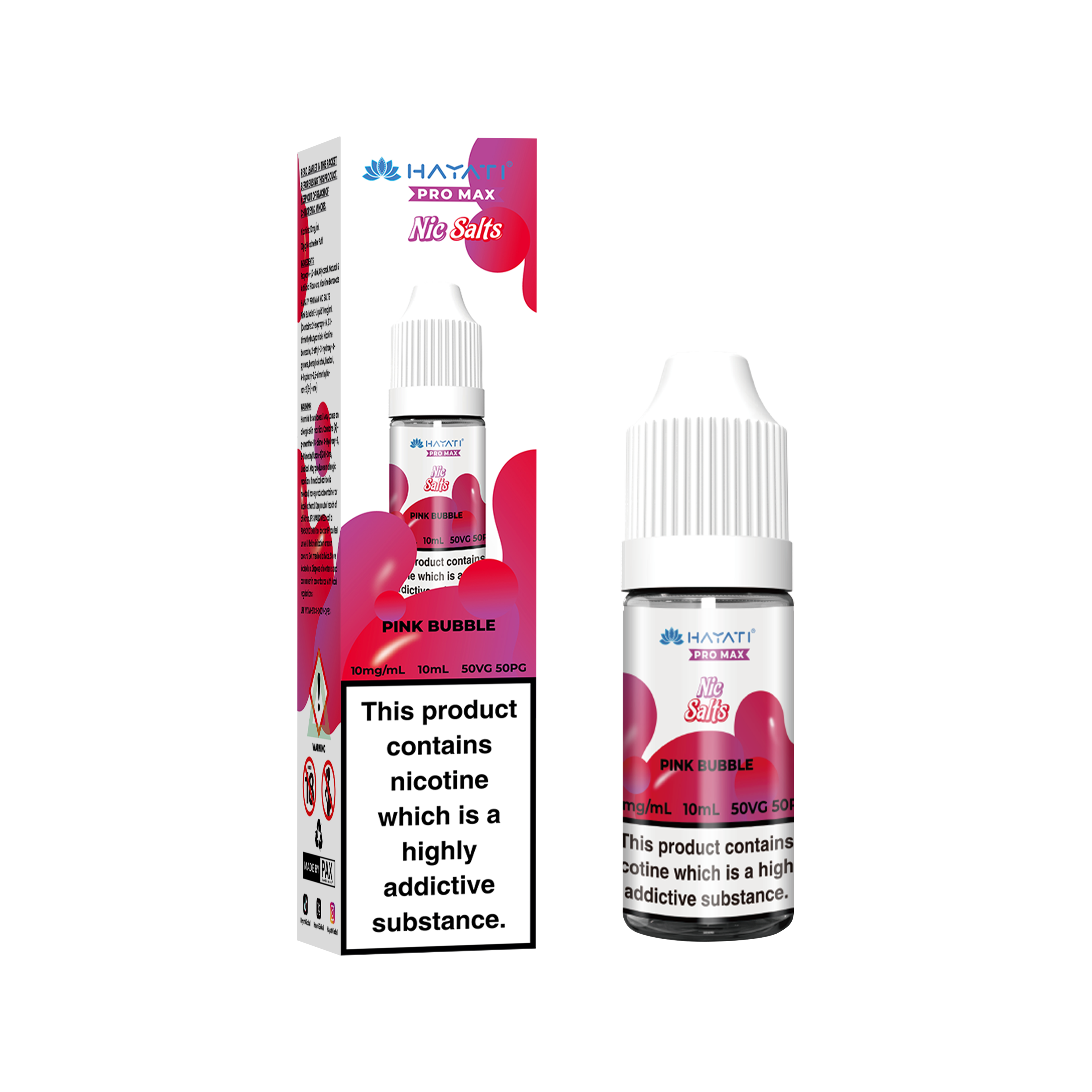 Hayati® Pro Max Nic Salts (10mg)
