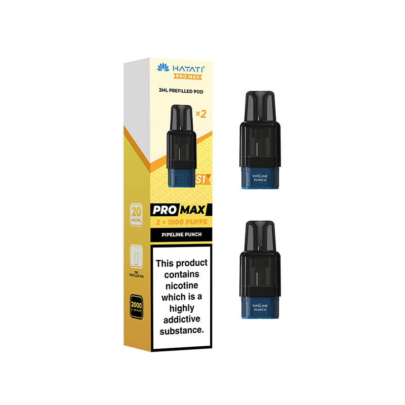 Hayati® Pro Max S1 1000+ Prefilled Pods (20mg)