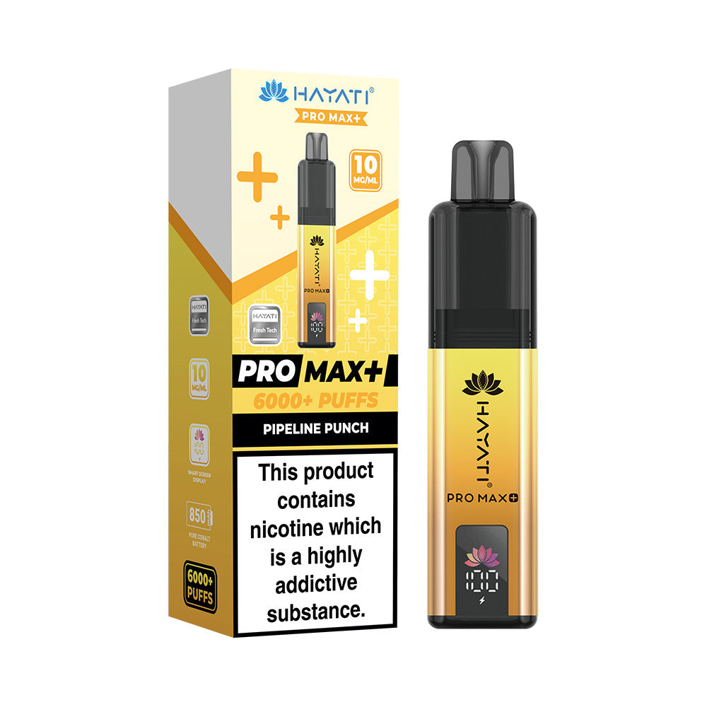 Hayati® Pro Max+ 6000+ Vape Kit (10mg)