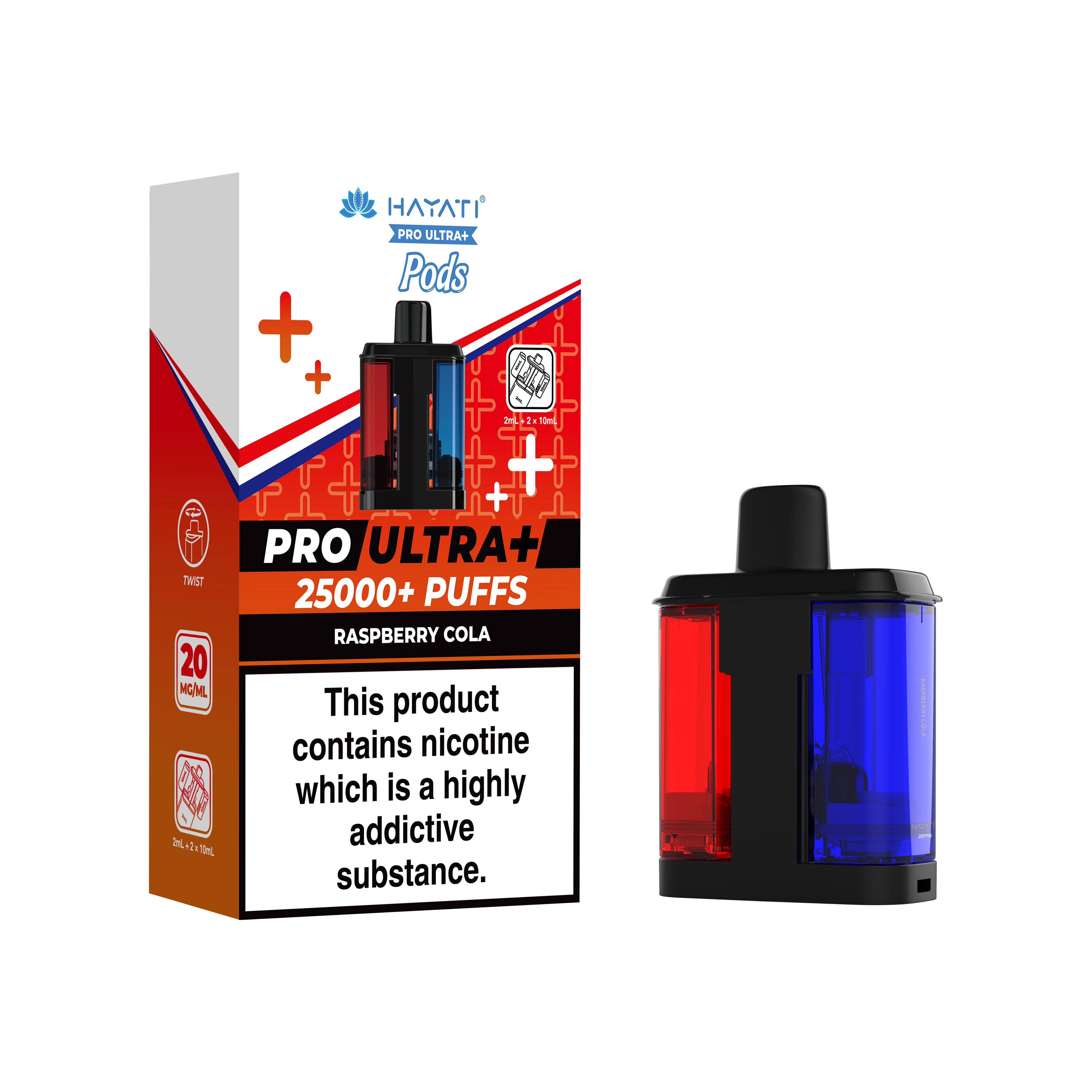 Hayati® Pro Ultra+ 25K Prefilled Pods (20mg)