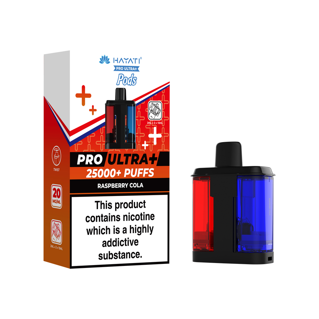 Hayati® Pro Ultra+ 25K Prefilled Pods (20mg)
