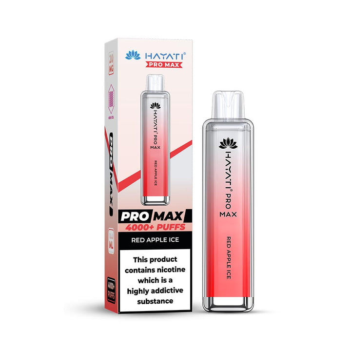 Hayati® Pro Max Disposable 4000+ Vape Kit Puffs (50mg)