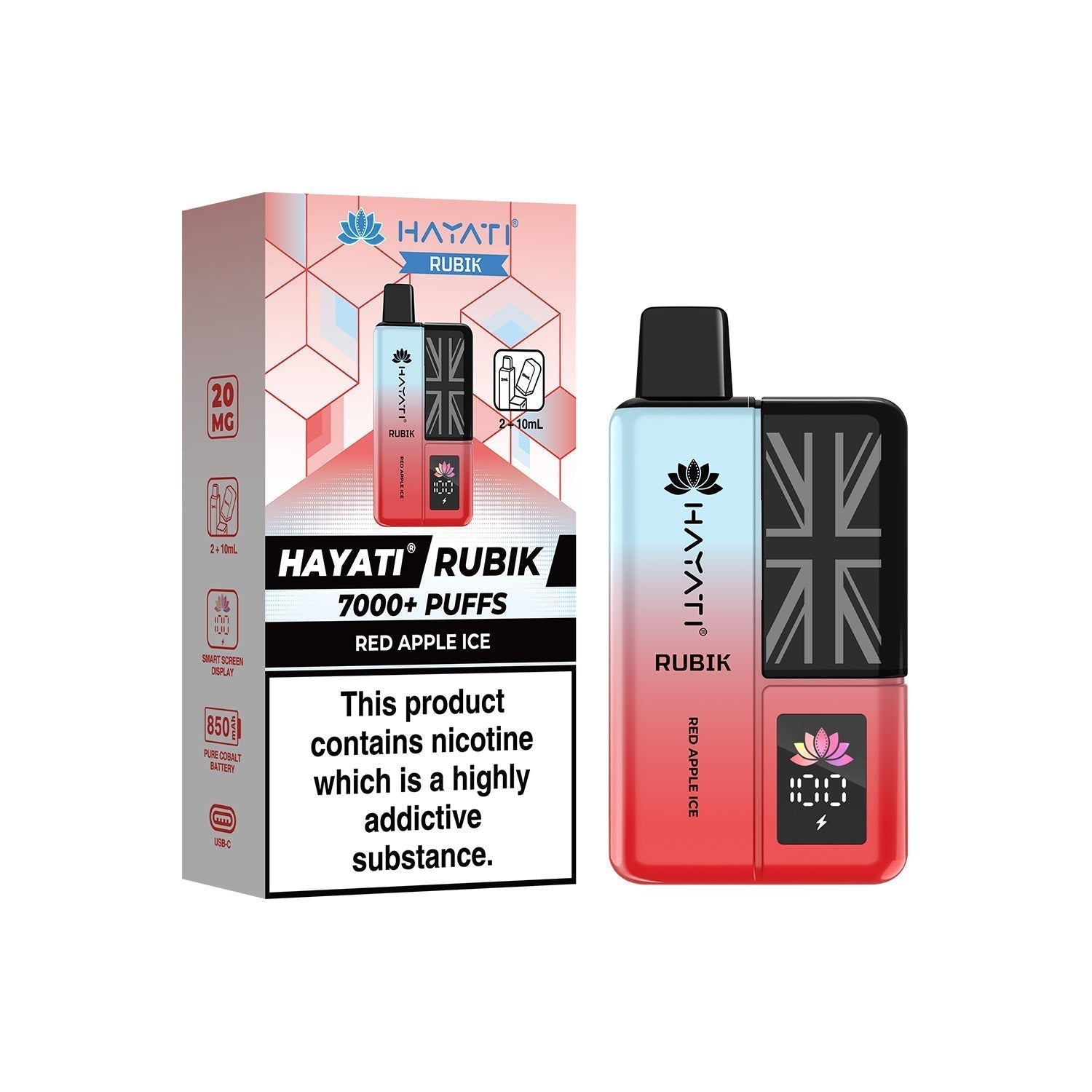 Hayati® Rubik Reusable Vape Kit (20mg)