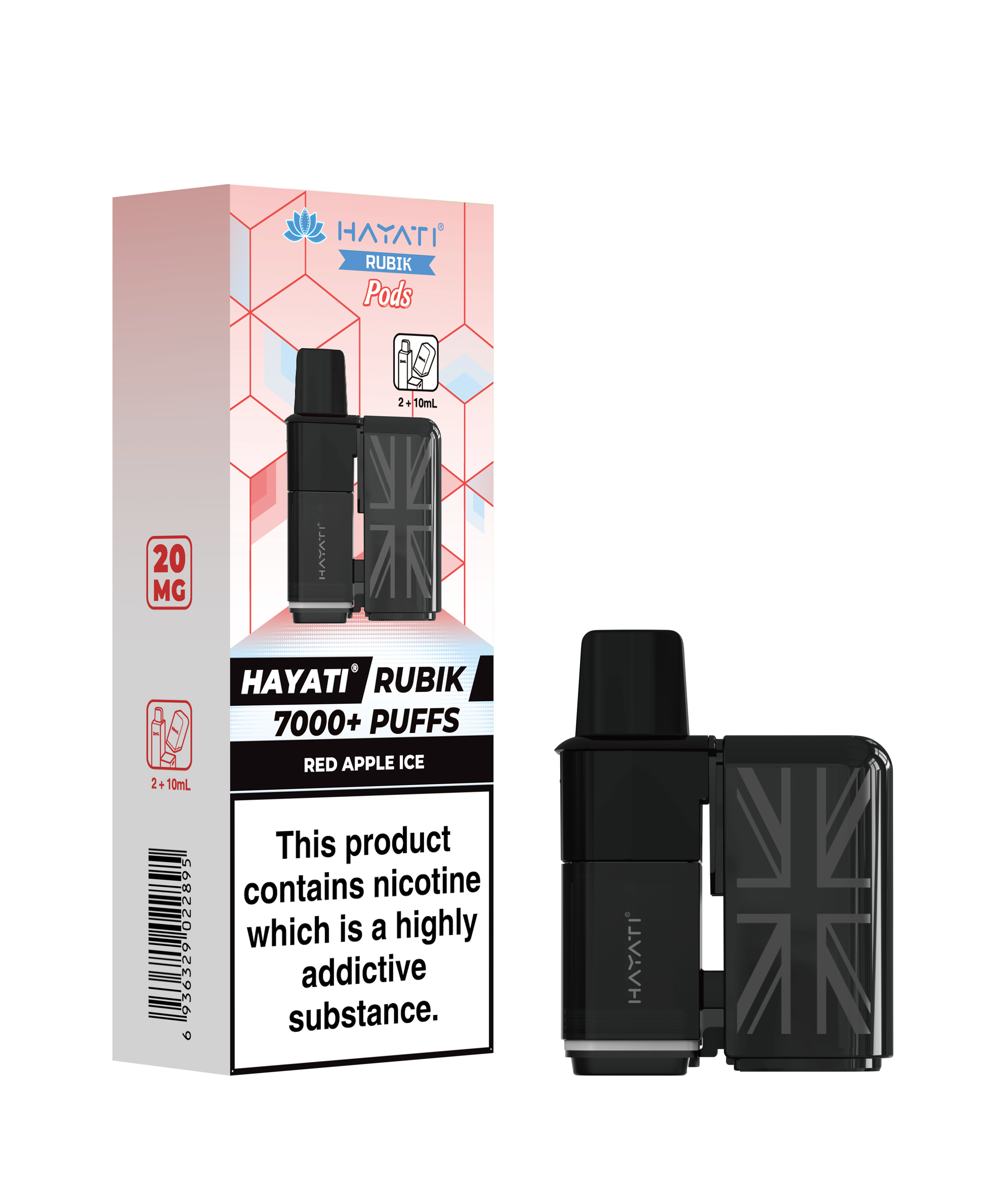 Hayati® Rubik Refillable Pods (20mg)
