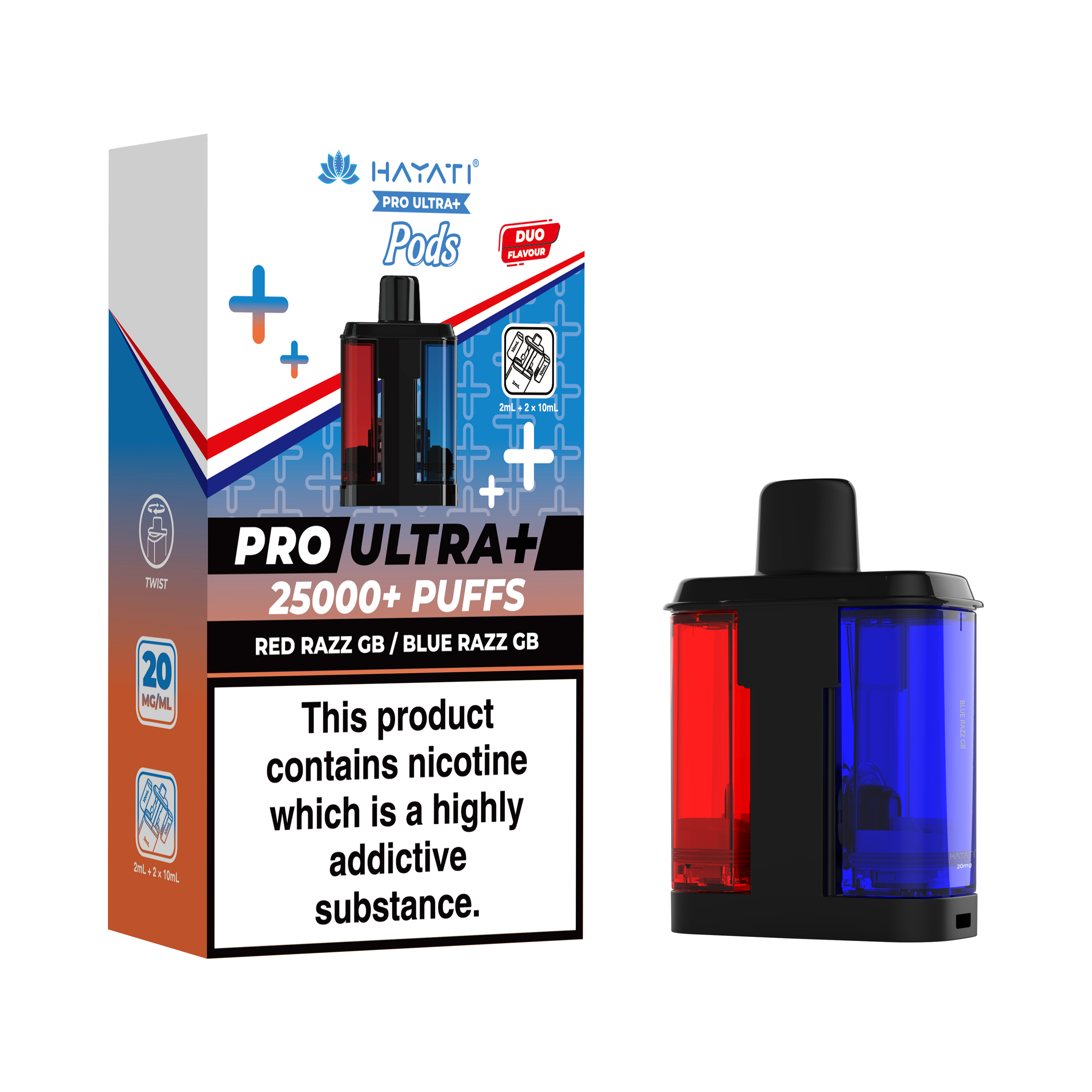 Red Razz GB / Blue Razz GB