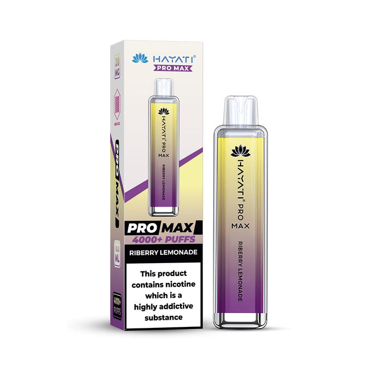 Hayati® Pro Max Disposable 4000+ Vape Kit Puffs (50mg)