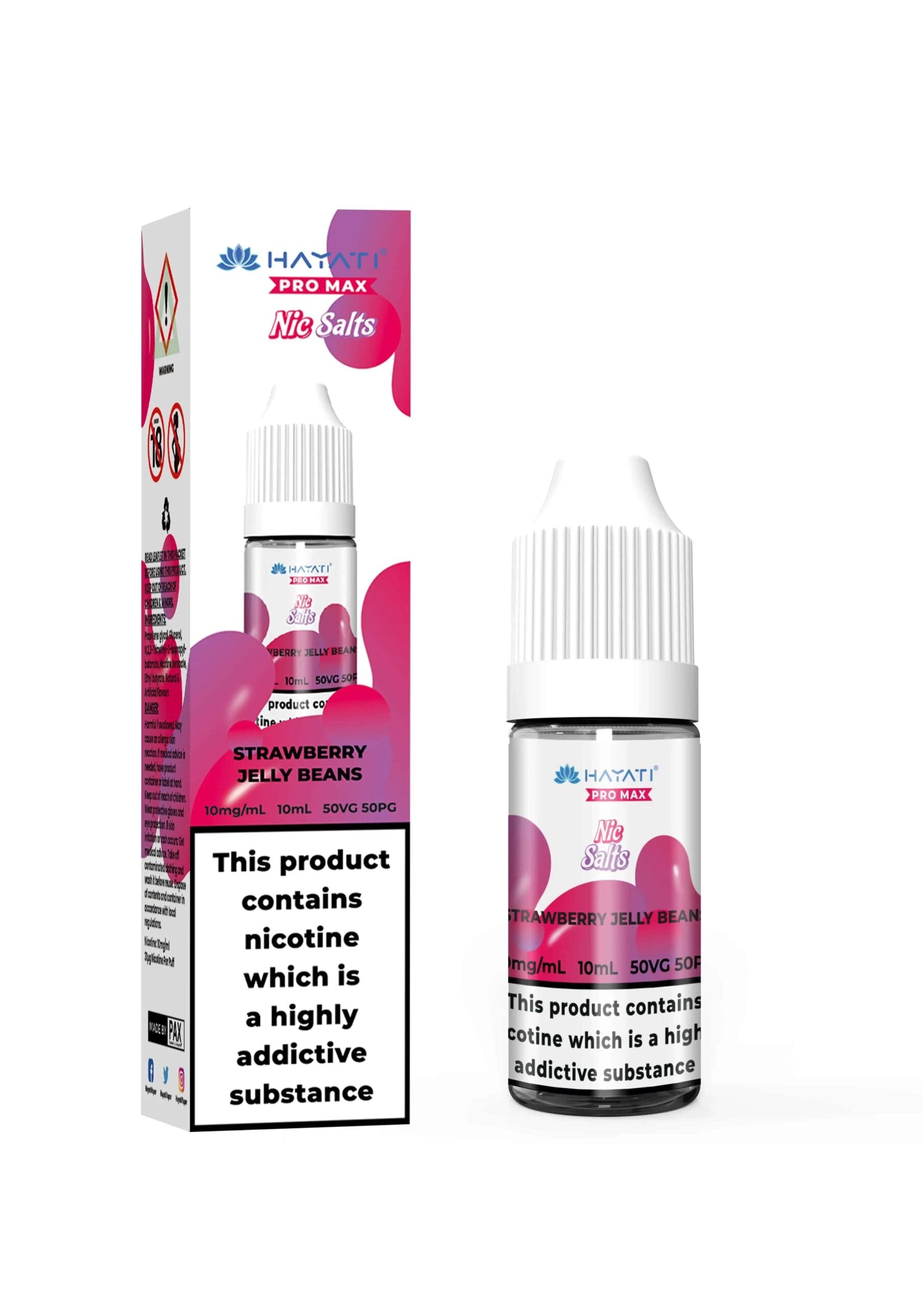 Hayati® Pro Max Nic Salts (10mg)