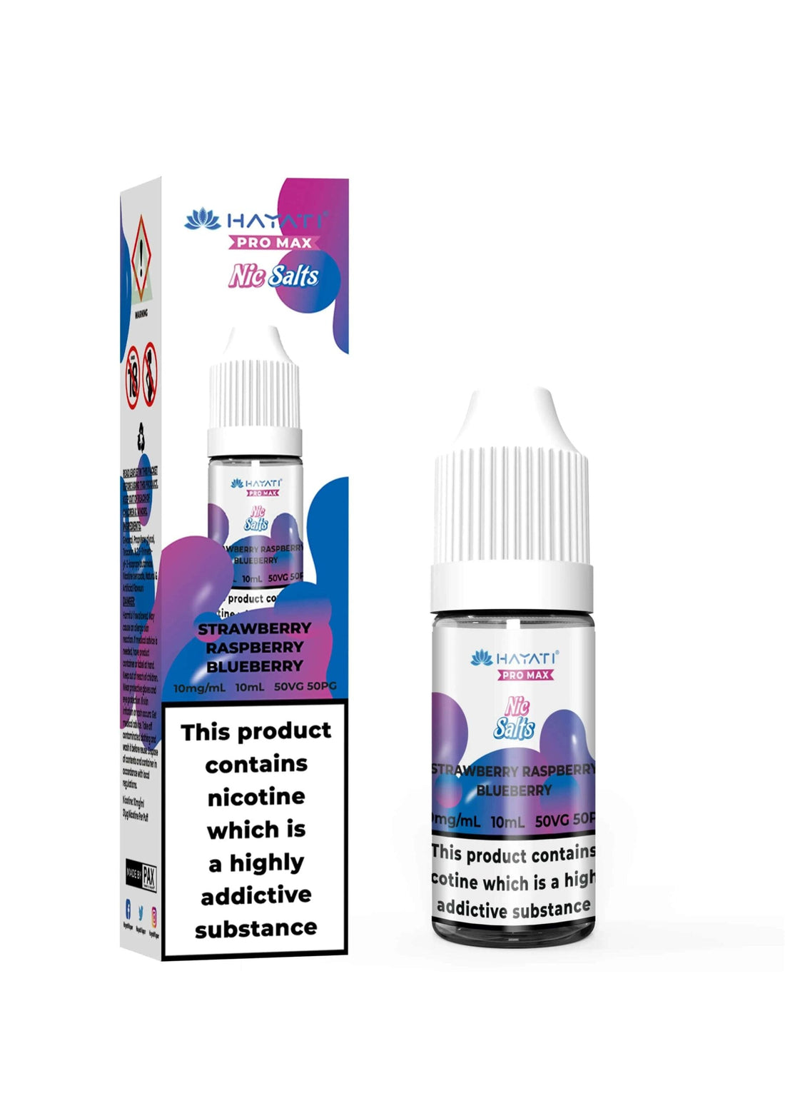 Hayati Pro Max Nic Salt 10mg - Carton