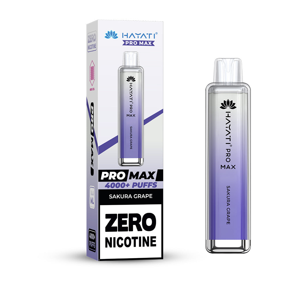 Hayati Pro Max 4000 Disposable Vapes 0mg - Pack of 5
