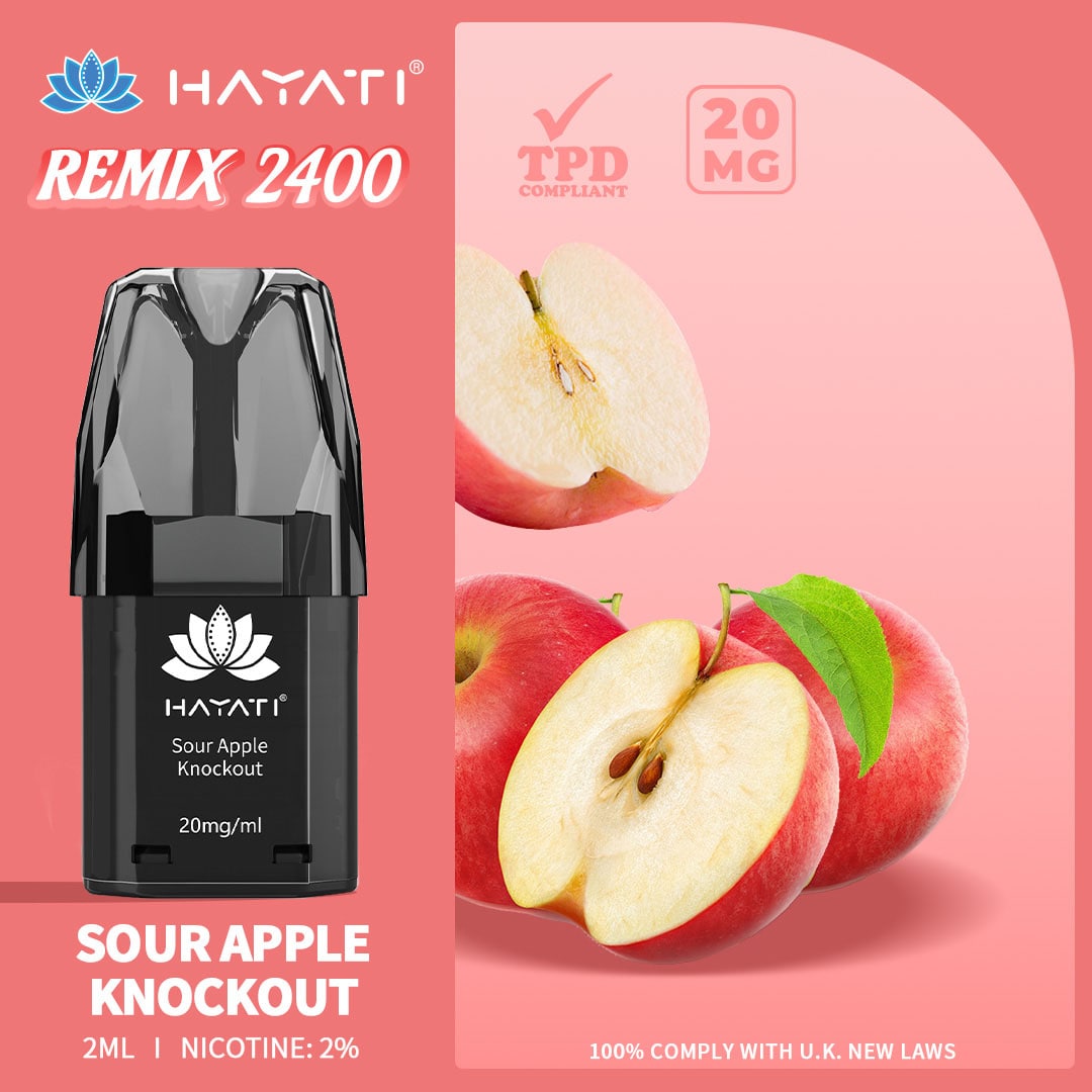 Hayati® Remix 2400 Pods (20mg)
