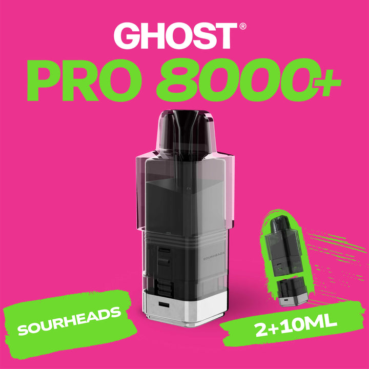 Ghost Pro 8000+ 2ml Pods