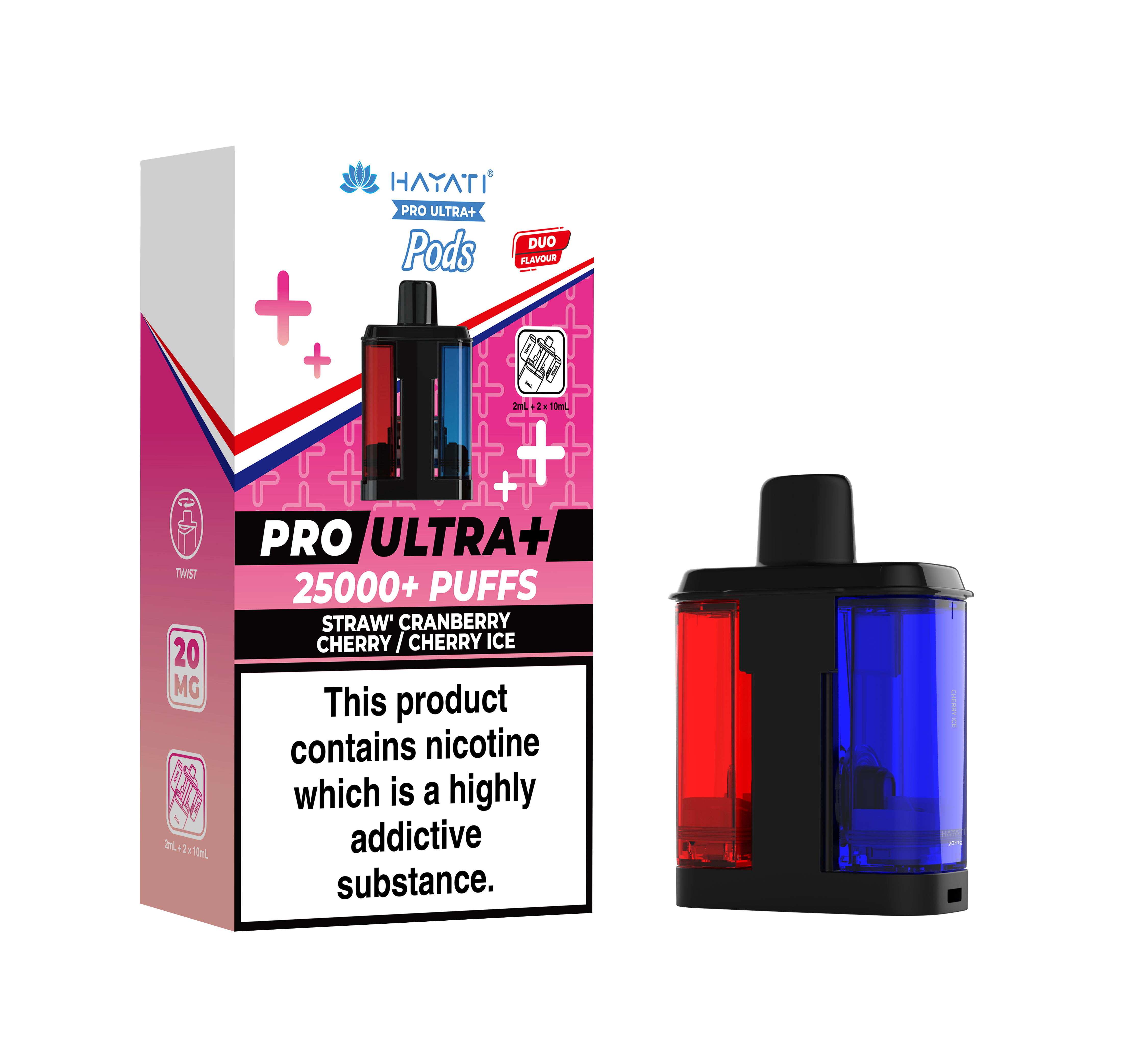 Hayati® Pro Ultra+ 25K Prefilled Pods (20mg)