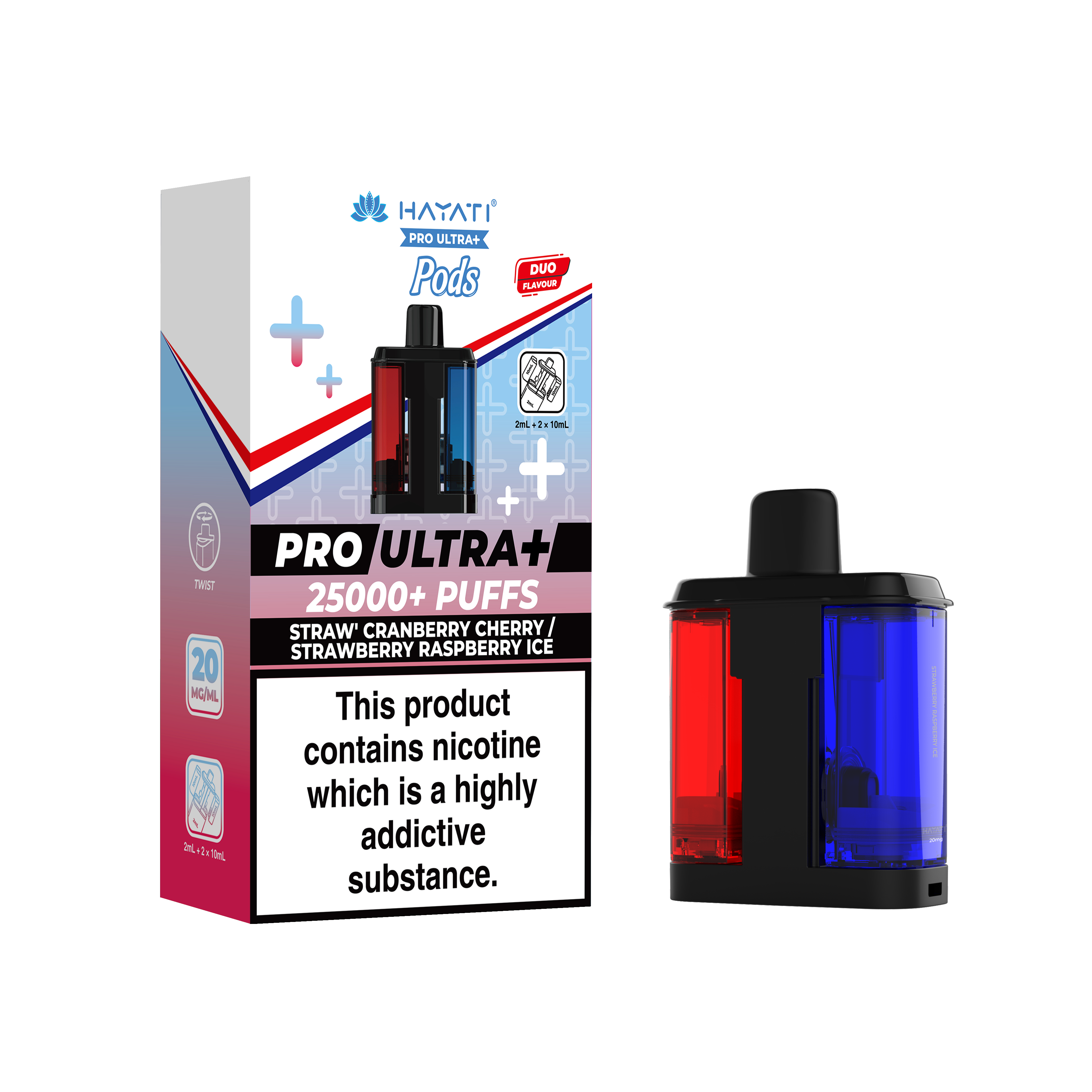 Hayati® Pro Ultra+ 25K Prefilled Pods (20mg)