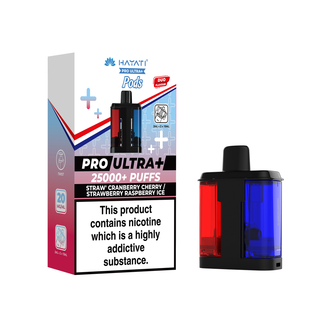 Hayati® Pro Ultra+ 25K Prefilled Pods (20mg)