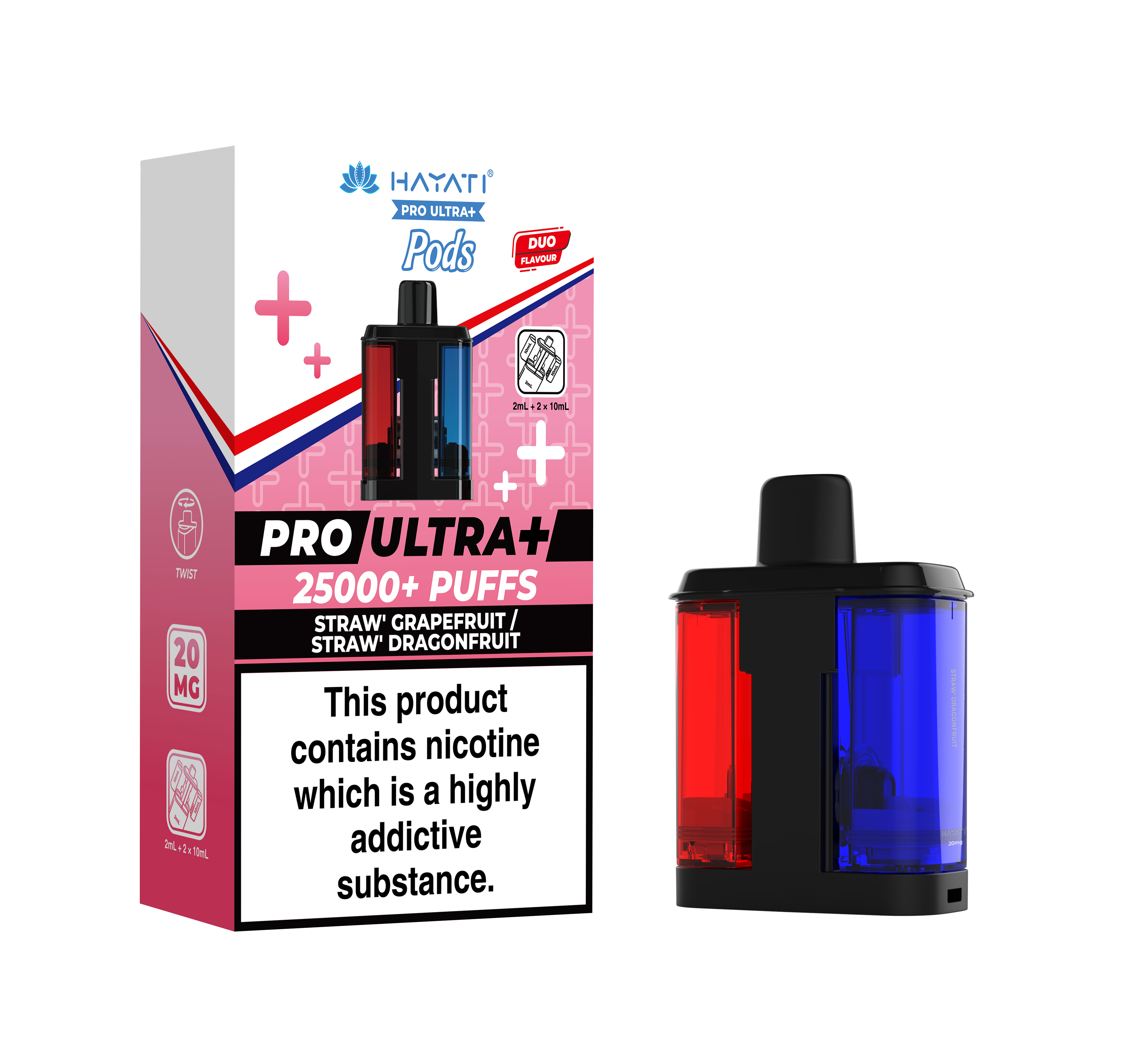 Hayati® Pro Ultra+ 25K Prefilled Pods (20mg)