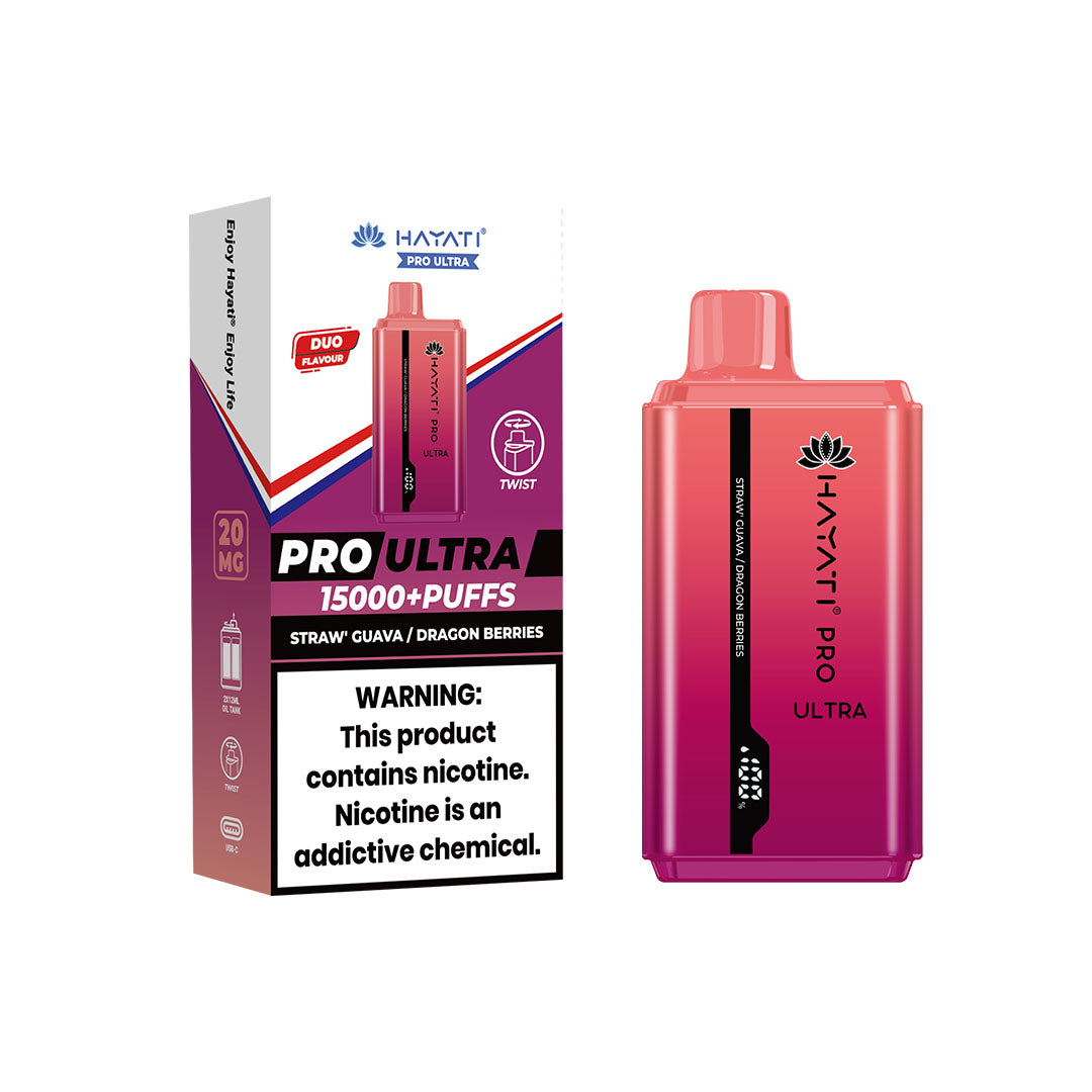 Hayati Pro Ultra 15000+ Puff 0MG