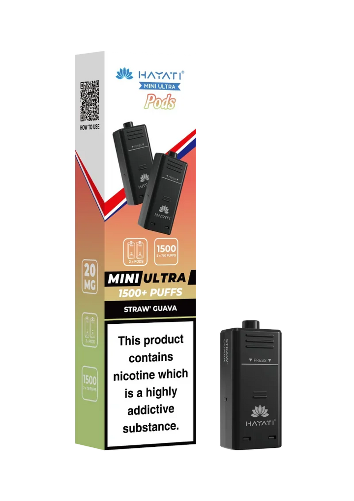 Hayati® Mini Ultra 1500+ Prefilled Pods (20mg)
