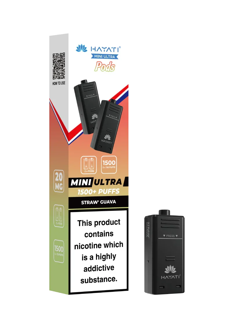 Hayati® Mini Ultra 1500+ Prefilled Pods (20mg)