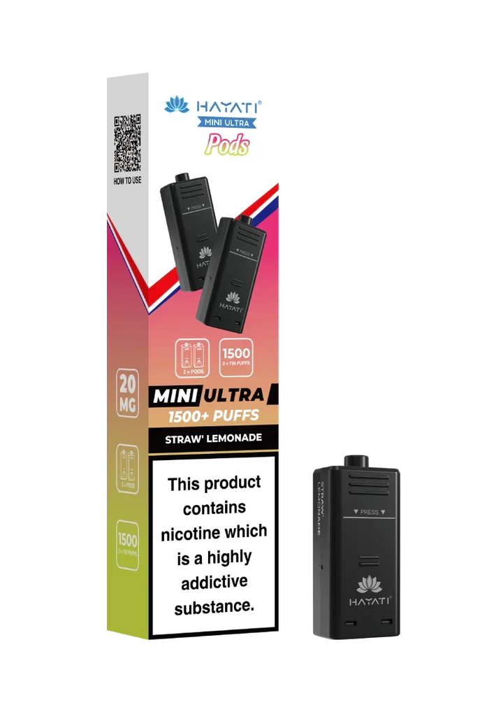 Hayati® Mini Ultra 1500+ Prefilled Pods (20mg)