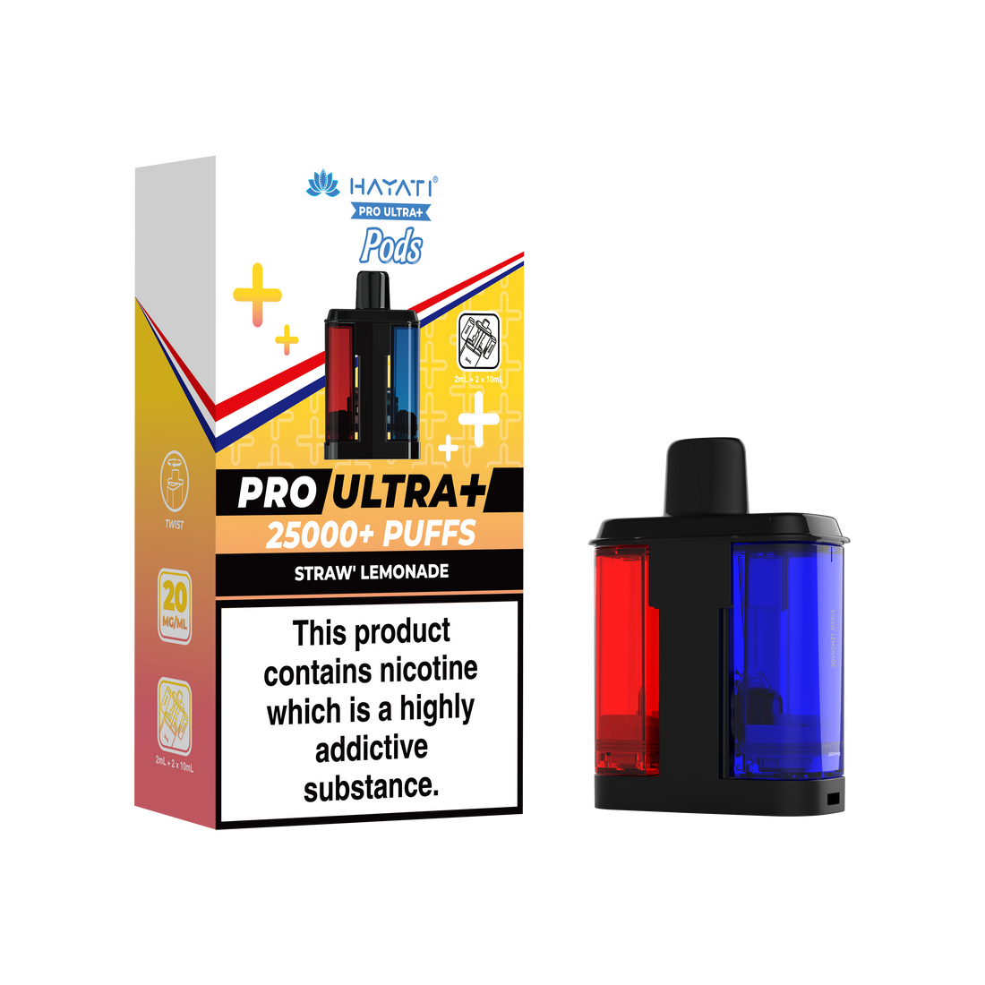 Hayati® Pro Ultra+ 25K Prefilled Pods (20mg)